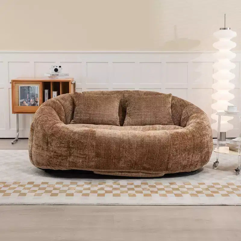 Ultimate Lounger: High-Back Bean Bag Couch for Indoor and Outdoor Comfort