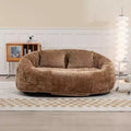 Ultimate Lounger: High-Back Bean Bag Couch for Indoor and Outdoor Comfort