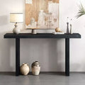 Whisen Uniquely Designed Console Table with Unique Vertical Stripe Design for Entryway, Hallway, Living Room, Foyer, Corridor