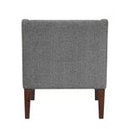 Fauteuil d'appoint Fauteuil de salon contemporain avec coussin en tissu capitonné Fauteuil confortable pour chambre à coucher ou salle de lecture