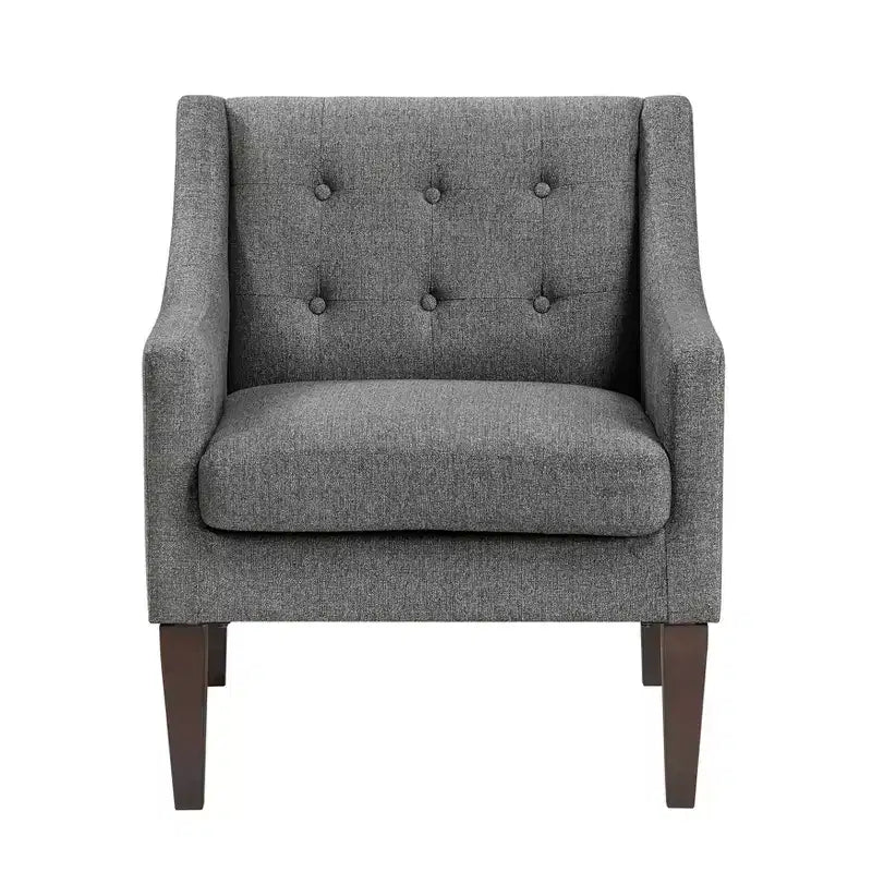 Fauteuil d'appoint Fauteuil de salon contemporain avec coussin en tissu capitonné Fauteuil confortable pour chambre à coucher ou salle de lecture