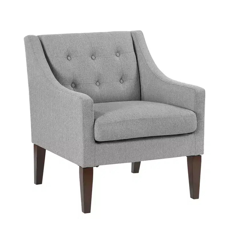 Fauteuil d'appoint Fauteuil de salon contemporain avec coussin en tissu capitonné Fauteuil confortable pour chambre à coucher ou salle de lecture