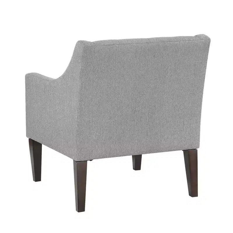 Fauteuil d'appoint Fauteuil de salon contemporain avec coussin en tissu capitonné Fauteuil confortable pour chambre à coucher ou salle de lecture