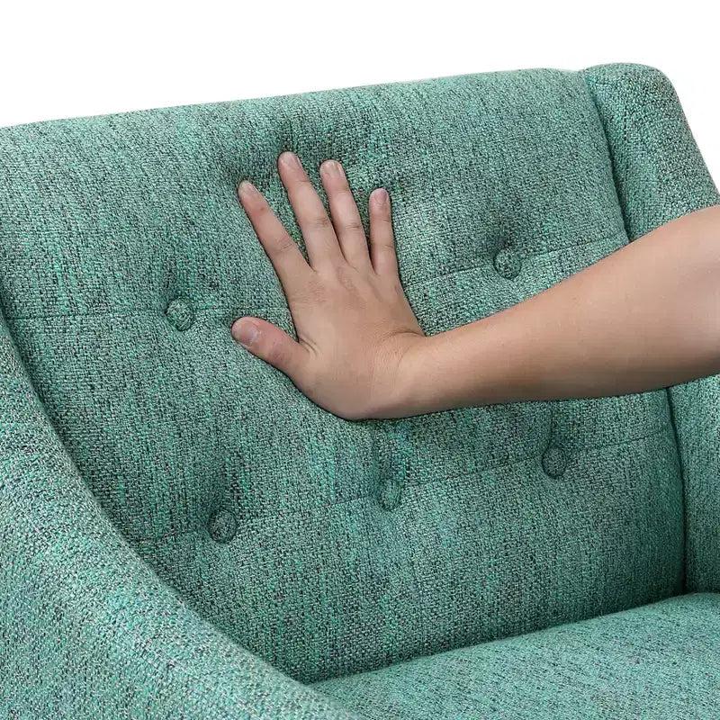 Fauteuil d'appoint Fauteuil de salon contemporain avec coussin en tissu capitonné Fauteuil confortable pour chambre à coucher ou salle de lecture
