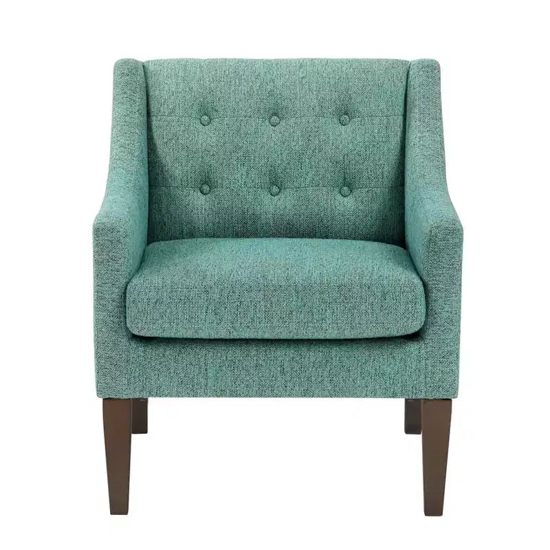 Fauteuil d'appoint Fauteuil de salon contemporain avec coussin en tissu capitonné Fauteuil confortable pour chambre à coucher ou salle de lecture