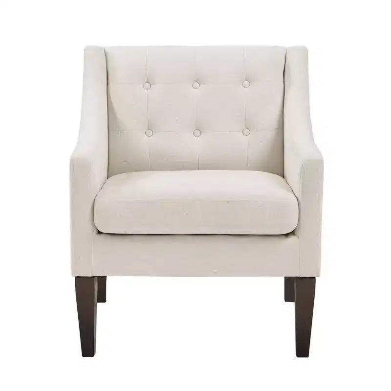 Fauteuil d'appoint Fauteuil de salon contemporain avec coussin en tissu capitonné Fauteuil confortable pour chambre à coucher ou salle de lecture
