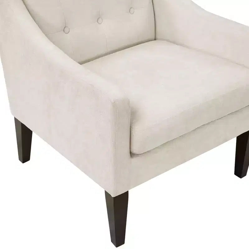 Fauteuil d'appoint Fauteuil de salon contemporain avec coussin en tissu capitonné Fauteuil confortable pour chambre à coucher ou salle de lecture