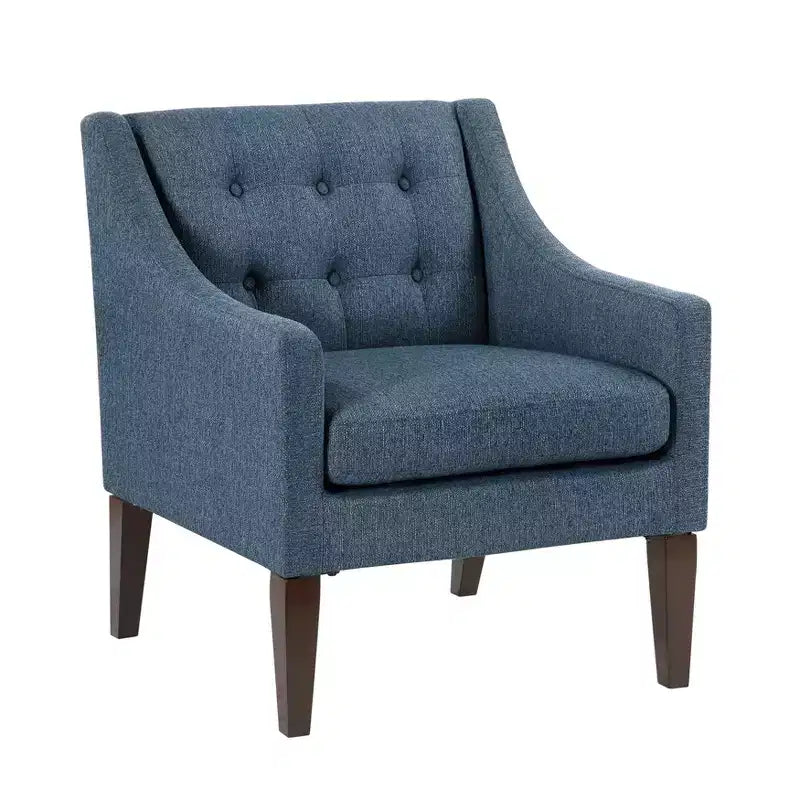 Fauteuil d'appoint Fauteuil de salon contemporain avec coussin en tissu capitonné Fauteuil confortable pour chambre à coucher ou salle de lecture