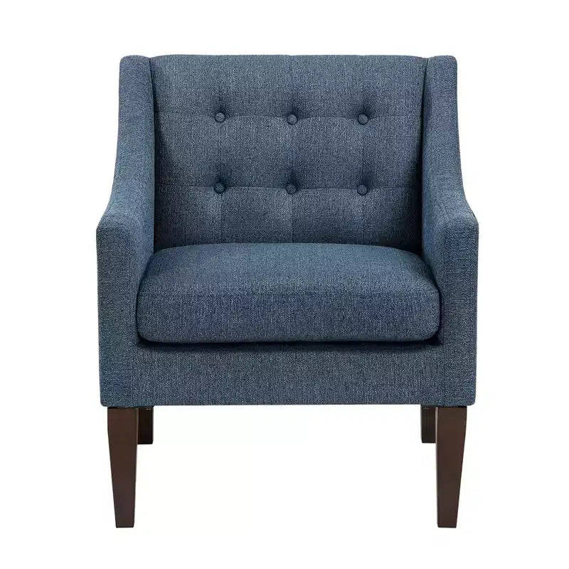 Fauteuil d'appoint Fauteuil de salon contemporain avec coussin en tissu capitonné Fauteuil confortable pour chambre à coucher ou salle de lecture