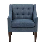Fauteuil d'appoint Fauteuil de salon contemporain avec coussin en tissu capitonné Fauteuil confortable pour chambre à coucher ou salle de lecture