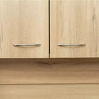 Armoire haute de rangement à 6 portes de 180 cm, Buffet de cuisine