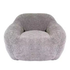 Fauteuil poire Easy Clean avec dossier et accoudoirs épais, Fauteuil poire de salon avec tissu résistant à l'eau, Canapé de sol pour salon et chambre