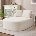 67'' Chaise Lounge Chair, Upholstered Sleeper Sofa Bed with 2 Pillows, Boneless Single Sofa Couch for Living Room Bedroom, No Assembly Required